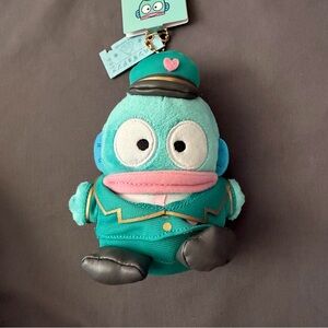 Japan Sanrio Tokyo Station limited edition Hangyodon keychain
